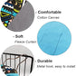 RIOUSSI Guinea Pig Hideout Hideaway Corner Fleece Toys Cage Accessories with Reversible Sides, Random/Gray-Blue+Pink, Pack of 2