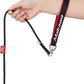 Dog Anti-Slip Leash 5FT with Metal Stopper - Durable No-Pull Training Lead for Small, Medium & Large Dogs - Comfortable Handle Nylon Rope, Tangle-Free Pet Walking Leash (Black, 5 FT)
