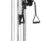 LAT Pulldown Machine, Multi-Functional Cable Machine with High and Low Pulley Station, Row Cable Machine Home Gym with Leg Support, Tricep Workout Equipment