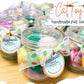 Felt Wool Cat Toys Ball with Catnip and Bell, Natural Handmade cat Toys Ferret Toys cat Gift Basket (Felt Wool Mixed in Jar)