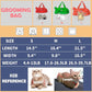 Kukaster Pet Cat’s Restraint Bag for Claw Care Nail Trimming Anti-Scratching Grooming Bag for Cats Medical Examination(Orange-m)