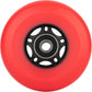AOWESM Inline Skate Wheels 80mm 76mm 72mm 85a Outdoor Indoor Black Blue Red Roller Hockey Blades Replacement Wheels w/Bearings ABEC-9 and Floating Spacers (8-Pack)