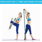 Stretch Strap, Elastic Yoga Stretching Strap, Multi-Loop for Physical Therapy, Pilates, Yoga, Dance & Gymnastics Exercise and Flexible Pilates Stretch Band