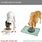 Waterproof Pet Feeding Mat with High Raised Edges, Heavier and Thicker Placemats for Cat Dog Water Bowl with BPA Free, Dogs Cats Food Mats for Messy Drinkers to Prevent Spill and Protect Floors
