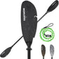 Angler Kayak Paddles Aluminum Paddle with Plastic Blades and Paddle Leash, Floating Adjustable Fishing Kayak Oars, 3 Piece, 230-250cm/90-98 inch