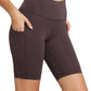 baleaf Women's 8"/ 5"/ 3" Biker Shorts High Waist Yoga Workout Gym Running Volleyball Spandex Shorts with Pockets