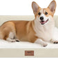 Dog Bed Medium Size Dog-Orthopedic Waterproof Bed for Dogs,Foam Couch Sofa with Washable Removable Cover & Non-Slip Bottom-Beige