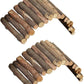 PINVNBY 2 PCS Hamster Toys, Wooden Hamster Ladder Bridge Tunnel Hide, Guinea Pigs Cage Accessories for Chinchillas Guinea Pigs Mouse Rat Ferre, Rodents Natural Hideout for Small Animals