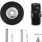 uxcell Replacement Luggage Wheels 43x18mm Suitcase Wheel Repair Kits Include 2 PU Bearing Wheels & Washers, Wrenches & Axle Screw for Trolley Bag, Inline Skate and Caster Board