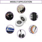 MroMax Roller Idler Bearing Pulley-6 x 30 x 9mm Sliding Conveyor Nylon Wheel with 626Z Bearing for Furniture, Hardware Accessories and Mobile Door White 4Pcs