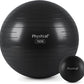 Yoga Ball for Exercise, Pilates Set, 4 Sizes Fitness Ball for Workout, Birthing, Pregnancy, Physical Therapy- Pump Included