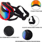 Medium Dog Sunglasses with Adjustable Strap UV Protection, Winproof Dog Puppy Sunglasses, Suitable for Medium Dog Pet Glasses, Dogs Eyes Protection,Soft Dog Goggles