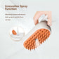 Steam Cat Brush Dog Steam Brushes for Indoor Cats 4 in 1 Rechargeable Enhanced Spray Steamy Brush Massage Anti Static Cleaning Shedding Combing All Hair Types Long Lasting Cloud Care (white)
