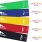Himaly Anti-Break Resistance Band, Elastic Exercise Band, Hand and Ankle Straps, Indoor and Outdoor Fitness, Portable Resistance Band, Whole Body Exercise
