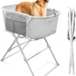 Portable Dog Bathtub, Elevatable Dog Washing Station for Bathing Shower and Grooming, Collapsible Dog Bath Tub for Small/Medium/Large Dogs, Cats & Other Pet (Puppy Bathtub)
