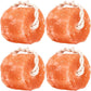 Himalayan Mineral Salt Block on Rope Pack of 4 (3lbs each) – 100% Organic Pink Salt Lick for Horses and Livestock. Deer Attractant with No Harmful Elements.