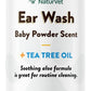 NaturVet Ear Wash Liquid Supplement for Dogs & Cats – Pet Health Supplement Cleans Dog, Cat Ear Canals – Includes Aloe, Tea Tree Oil – Helps Remove Pet Ear Wax, Dirt, Debris – 16 Oz.