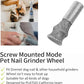 ClassA+80 Diamond Dog Nail for Dremel, Screw-Mounted Mode Nail Dremel Tool for Dogs, Especially Suitable for Long-Haired Dogs, Dremel Polishing Bits, Animals Nail Care & Home Grinder Tools