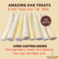 Amazing Dog Treats - 6 Inch Cow Tail Dog Chew- Thick - (10 Pcs/Pack) - Premium Quality - Sourced from Grass Fed Cattle - Long Lasting Dog Chew- Rawhide Alternative