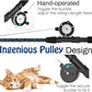 Pawaboo Cat Feather Toys, 4 Pack Interactive Cat Feather Teaser Wand Toys, Retractable Fishing Pole Wand Catcher Exerciser with Refill Fish, Dragonfly Worm with Bells, Fun Kitten Kitty Toy, Colorful
