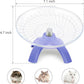 Hamster Wheel Silent Hamster Exercise Wheel Running Spinner Hamster Flying Saucer for Hamsters Gerbils Mice and Other Small Pets (Purple)
