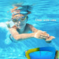 Kids Swim Goggles, Swimming Goggles for Kids with Nose Clip, Earplugs, Nose Bridge for Age 3-15