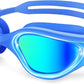 ZIONOR G1 Nava Super Anti-Fog Unisex Swim Goggles Mirror/Bright Smoke Lens