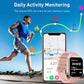 Smart Watch(Answer/Make Call), 1.96" HD Smartwatch for Women, 2025 Fitness Watch with 110+ Sport Modes/Heart Rate/Sleep Monitor/Pedometer, IP68 Waterproof Fitness Activity Tracker for Android iOS Pink