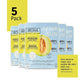 IROHA NATURE, Skin Care Mask to Repair and Soothe After Sun Exposure - Pack of 5 Pieces