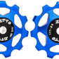 ZTTO Guide Pulley Bike Rear Derailleur Pulley Wheels, Colorful Aluminum Alloy 11T 13T CNC Road Bike Guide Roller Bicycle Derailleur 4mm 5mm 6mm for MTB, Road Bike