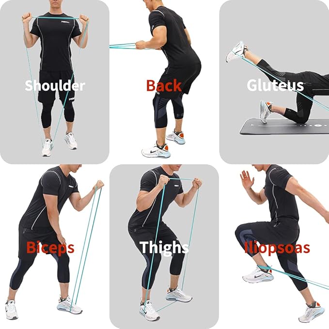 PROIRON Resistance Bands,Pull Up Assistance Bands,Exercise Workout Band for Men & Women,Thick Heavy Duty Resistance Band Set for Working Out,Stretching, Physical Therapy