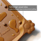 Hoki Found Large Silicone Pet Food Mats Tray - Non Slip Pet Dog Cat Bowl Placemats - Dog Cat Feeding Mat - Waterproof - Butterscotch