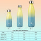 Insulated Water Bottles,12 oz Double Wall Stainless Steel Vacumm Metal Flask for Sports Travel,Sandy Beach