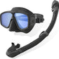 WATERTIME Snorkeling Gear for Adults, Dry Top Snorkel Set with Anti-Fog Panoramic Diving Mask & Waterproof Design, Adult Snorkel Mask for Snorkeling and Scuba Diving