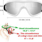 Medium Dog Sunglasses with Adjustable Strap UV Protection, Winproof Puppy Sunglasses, Suitable for Dogs Eyes Protection，Soft Dog Goggles