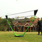 FBSPORT Badminton Set, Badminton Sets for Backyards, Portable Badminton Net Set with 2 Badminton Rackets 2 Shuttlecocks,10x5ft Net, Storage Base, Easy Setup for Backyard Combo Complete Badminton Set