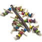 EBaokuup Wood Bird Chewing Toys-Blocks Parrot Tearing Toys Best for Finch,Budgie,Parakeets,Cockatiels, Conures,Love Birds and Amazon Parrots