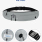 WATERFLY Running Belt Fanny Pack: Runner Marathon Jogging Waist Pack Sport Workout Exercise Fitness Phone Holder Belt for Men Women Jogger Slim Waistband