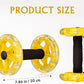 Household Appliances Exercise Abdominal Roller Workout Roller Abs Ab Fitness Roller Yellow Equipment Fitness Device Fitness Wheel Ab Wheel Dumbbel Ab