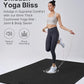 YOTTOY Large Yoga Mat (75 * 52 * 1/2inch),Extra Wide TPE Exercise Mat,Non-Slip Workout Mat for Pilates, Fitness, Barefoot, Home Gym Studio with Strap and Towel