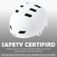 Bike Helmet 3 Sizes for Teenager Kids Youth Adults,Bavilk Skateboard Helmet Adjustable Multi-Sport Bicycle Cycling Scooter Roller Skate Inline Skating Rollerblading for Girls Boys Women Men Teen