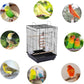 Yaheetech Open Play Top Travel Bird Cage for Conure Sun Parakeet Green Cheek Conure Lovebird Budgie Finch Canary, Small-Size Travel Portable