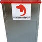 Duncan's Dog Feeder - Galvanized Metal Pet Food Station for Outdoor or Indoor Use - Automatic Gravity Self Feeding Dispenser for Small, Medium, and Large Breeds - Holds 25 Pounds of Dry Kibble