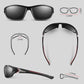 Polarized Sports Sunglasses for Men Women,Fishing Driving Rectangular Goggles UV400 Protection