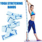 Elastic Yoga Stretching Strap with Loops, CEILIWEN Stretch Straps For Physical Therapy, Pilates Stretch Band, Elastic Exercise Bands, Leg Stretching Strap, Stretch Resistance Bands For Exercise