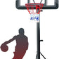 IGL Portable Basketball Hoop, 5.6-10FT Adjustable Basketball Goal System, 44 Inch Outdoor Basketball Hoop & Goals for Kids, Youth, and Adults in The Backyard, Driveway with PC Backboard