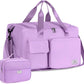 FIORETTO Women's Gym Duffle Bag with Shoes Compartment, 37L Capacity, Ideal for Travel, Gym, Sports, Duffel, Weekender