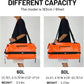 MIER Large Waterproof Duffel Bag Rolltop Dry Backpack Duffle Bags for Kayaking, Rafting, Boating, Swimming, Camping, Travel, Gym, Beach, 60L/80L
