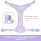 No Pull Dog Harness, Puppy Vest with Front Clip for Small Medium Large Sized Dog(Light Purple,M)