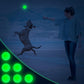 Liliful 10 Pcs Glow in The Dark Dog Toys 2.4 Inch Dog Balls Rubber Glowing Fetch Ball with Net Bag for Puppy Small Medium Dogs
